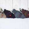 Wool Felt Bat Ornament, Key Chain or Rearview Mirror Decoration - Image 2
