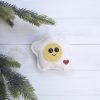 Wool Felt Egg Ornament or Keychain