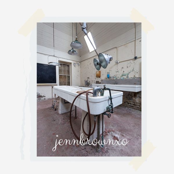 New York State Hospital Autopsy Table In Morgue