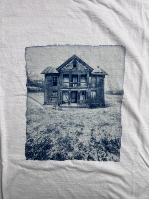 Snowy House Cyanotype T-Shirt