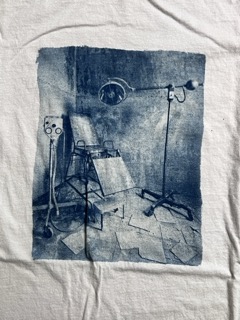 Westborough, MA State Hospital Chair Cyanotype T-Shirt
